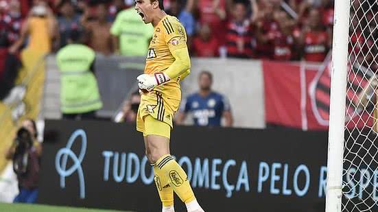 Cesar, goleiro do Flamengo | Reprodução / Twitter