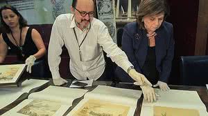 Itaú Cultural apresenta mais quatro obras de seu acervo que foram roubadas da Biblioteca Nacional no Rio | Estefan Radovicz/Agência O Dia/Estadão Conteúdo