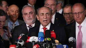 O Senador Marcelo Castro, MDB, recebe o vice presidente Geraldo Alckmin e integrantes do PT para discussão do orçamento 2023 do futuro governo Lula, na cidade de Brasília, DF, nesta quinta feira, 03 | Futura Press / Folhapress