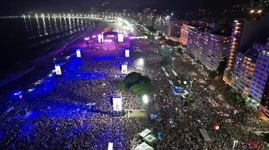 Espetáculo teve o maior público da carreira da cantora | Foto: Fábio Motta /Prefeitura do Rio