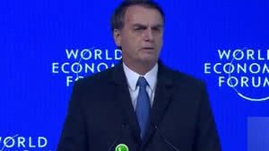 Imagem Somos o país que mais preserva o meio ambiente, diz Bolsonaro em Davos
