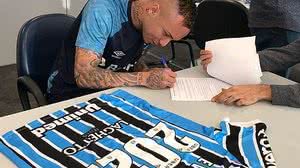 Everton renova o contrato com o Tricolor | Lucas Uebel / Grêmio