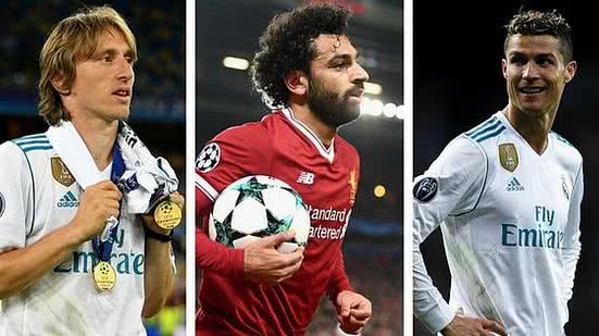 Modric, Salah e Ronaldo | UEFA
