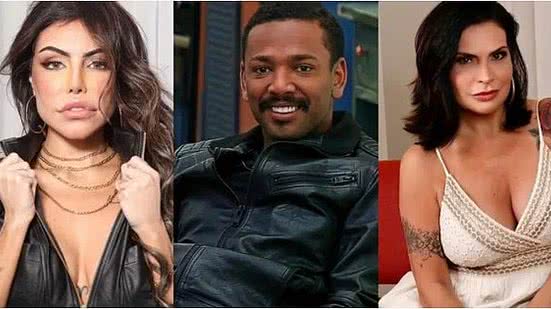 A Liziane Gutierrez, Nego do Borel e Solange Gomes | Reprodução: Record