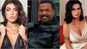 A Liziane Gutierrez, Nego do Borel e Solange Gomes | Reprodução: Record