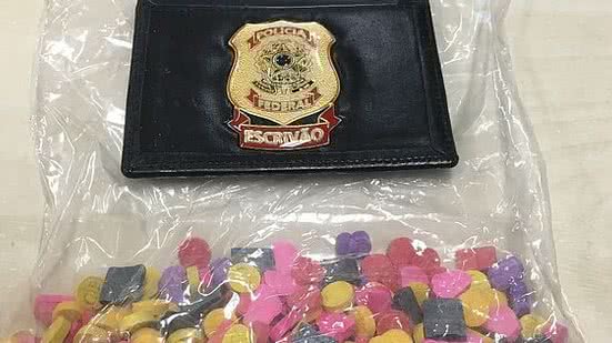 PF apreende 500 comprimidos de ecstasy e realiza uma prisão em Maceió | Divulgação / PF