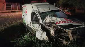 Motorista da ambulância fugiu do local | Foto: Cortesia / BPRV