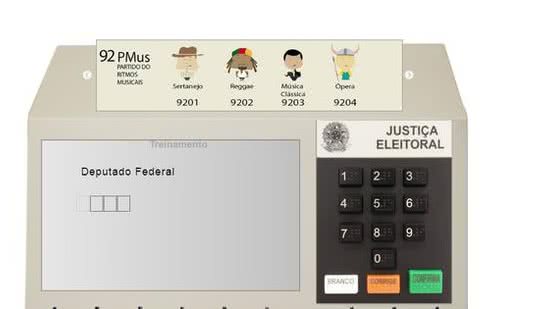 Imagem Clique e treine a votação no simulador da urna eletrônica do TSE