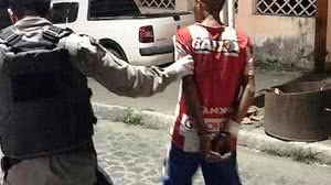 Diego foi preso depois de tentar assaltar van | Cortesia ao TNH1