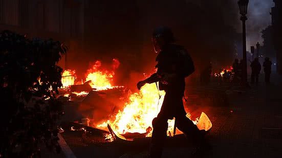 Protesto em Barcelona na Espanha | Brazil Photo Press / Folhapress