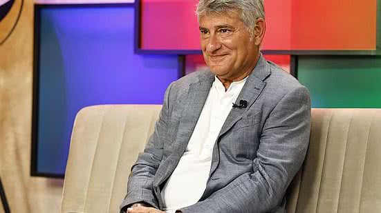 Cleber Machado no Programa de Todos os Programas, do R7. | Foto: Edu Moraes/ Record TV