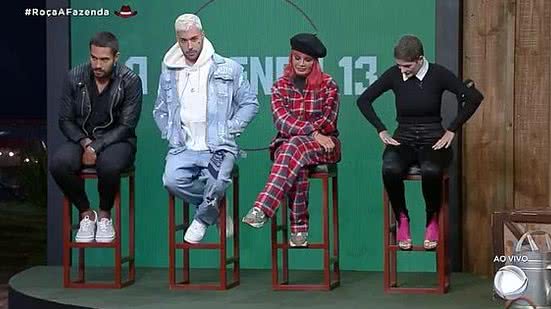 A Fazenda 2021: Bil, Gui, Valentina e Lary na quinta roça | Foto: Playplus