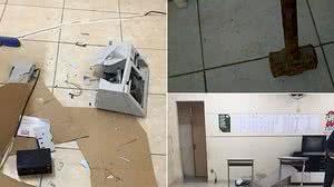 Imagem Eleitor é detido após quebrar urna eletrônica com marreta em SC