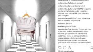 Usuários comentam sobre o tema da festa | Reprodução/Instagram