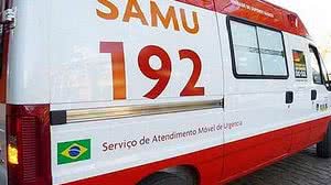 Samu prestou os primeiros socorros da vítima | Arquivo