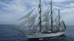 Navio-Veleiro Cisne Branco, da Marinha, estará aberto para visitação no Porto de Maceió neste fim de semana | Foto: Divulgação / Ascom Marinha