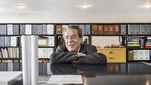 Paulo Mendes da Rocha em seu escritório | Eduardo Knapp/Folhapress