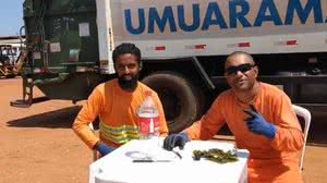 Imagem Garis ensinam a descartar vidro e tutorial viraliza; assista