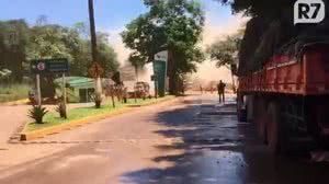 Imagem Vídeo mostra momento em que barragem de Brumadinho rompeu