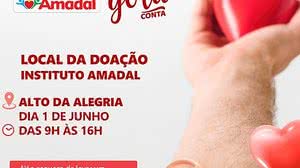 Imagem Junho Vermelho: ação promove doação de sangue no bairro Benedito Bentes