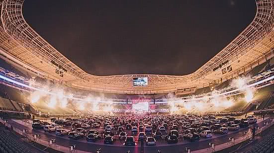 Interior do Allianz Parque durante show | Foto: @allianzparque/Reprodução