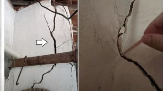 Moradores dos Flexais sofrem com rachaduras e isolamento social | Foto: Reprodução / TV Pajuçara