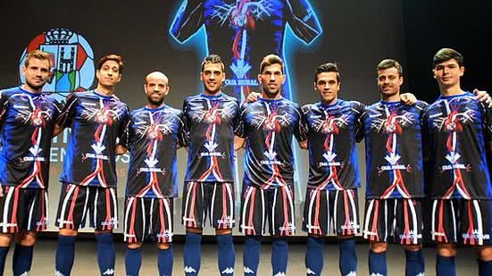 Novo uniforme do Zamora, da quarta divisão espanhola, repercutiu no mundo todo | Divulgação / Zamora