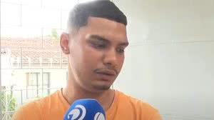 Janiel Venâncio falou sobre o estado de saúde da esposa após explosão em Chã de Bebedouro | Reprodução / TV Pajuçara