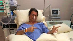 Jair Bolsonaro segue internado na UTI do hospital Albert Einstein, em São Paulo. | reprodução