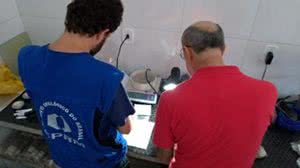 Imagem Técnicos avançam em mais uma etapa de trabalho no Pinheiro