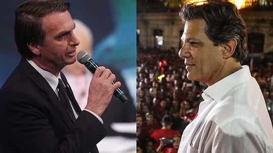 Imagem Em rede social, Bolsonaro agradece 'palavras' de Haddad