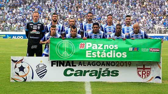 Campanha "Paz nos Estádios" na final do Campeonato Alagoano 2019 | Divulgação / Assessoria Selaj