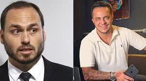 Imagem Carlos Bolsonaro deseja sucesso a Thammy Miranda, mas o trata no feminino