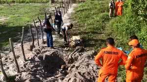 Corpos foram encontrados em cova clandestina | CBM / TNH1 / Arquivo