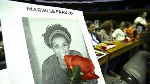 Homenagem a Marielle Franco e Anderson Gomes na Câmara dos Deputados | Agência Brasil/Marcelo Camargo
