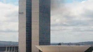 Treinamento assustou quem passava pelo Congresso Nacional | Reprodução / Redes Sociais