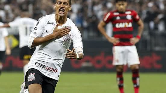 Pedrinho, ontem, no jogo contra o Flamengo | Agência Corinthians