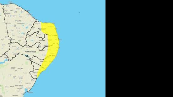 Foto: Reprodução/Inmet