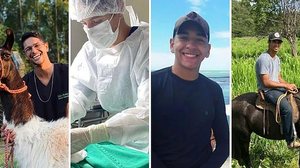 Júlio José Araújo, Gabriel Araújo, Ivan Andrade e João Pedro Martins morrem em acidente em Planaltina | Reprodução / Instagram