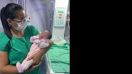 Maria Isis é a primeira bebê de 2024 em Alagoas | Divulgação/Sesau