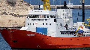 Navio humanitário Aquarius | Reprodução/Internet