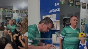 Ex-presidente fez apostas em loteria no interior de Alagoas | Foto: Reprodução / Redes sociais