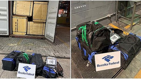 116 quilos da droga foram apreendidos | Receita Federal