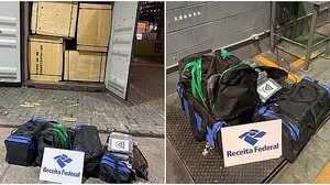 116 quilos da droga foram apreendidos | Receita Federal