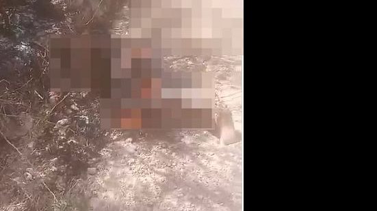 Corpo foi encontrado ainda em chamas por familiares da vítima | Foto: Reprodução