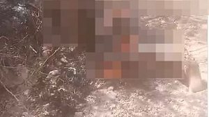 Corpo foi encontrado ainda em chamas por familiares da vítima | Foto: Reprodução