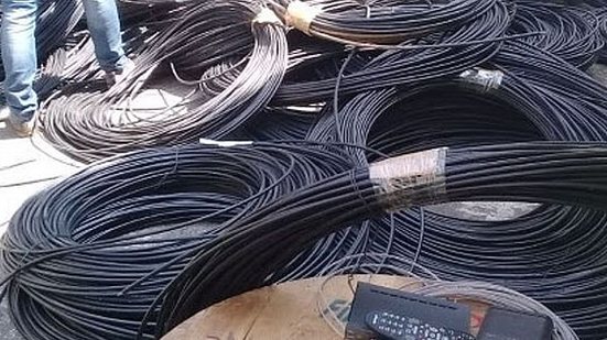 Imagem Roubo de cabos chega a quase 5 milhões de metros no Brasil