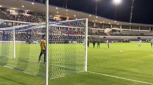 Gustavo Xuxa bateu o pênalti e marcou o gol da vitória do CSA | Reprodução / CSA TV