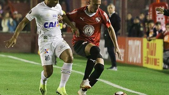 Santos e Independiente na Libertadores | Néstor J. Beremblum/Agência Eleven / Gazeta Press