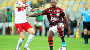 Gerson (à direita) é um dos destaques do Flamengo nesta temporada | Alexandre Vidal/Divulgação/Flamengo